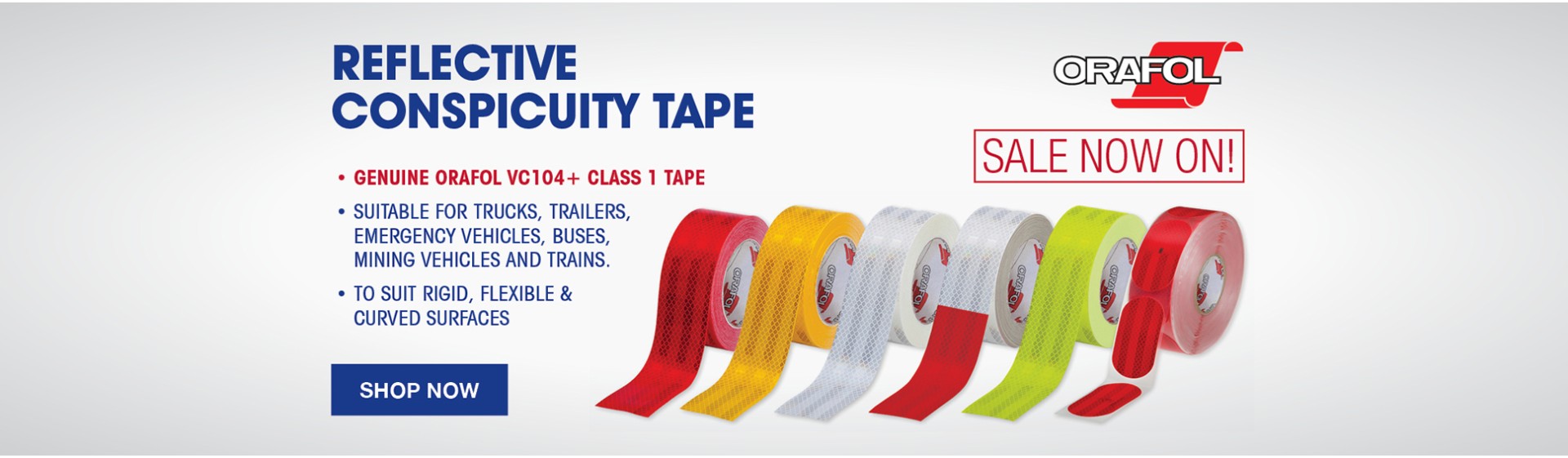 ORALITE REFLECTIVE CONSPICUITY TAPE CLASS 1